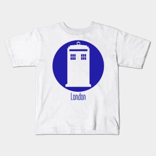 Police Box - London Kids T-Shirt